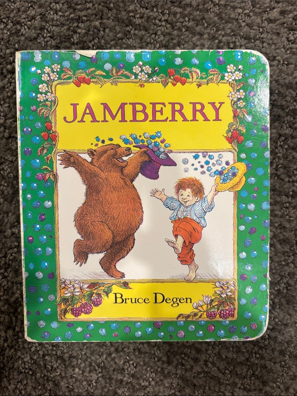 Jamberry Kids Board Book by - Green/Yellow Cover